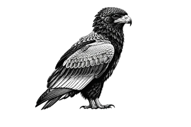 Bateleur in the Ngorongoro area during a photographic safari in Tanzania