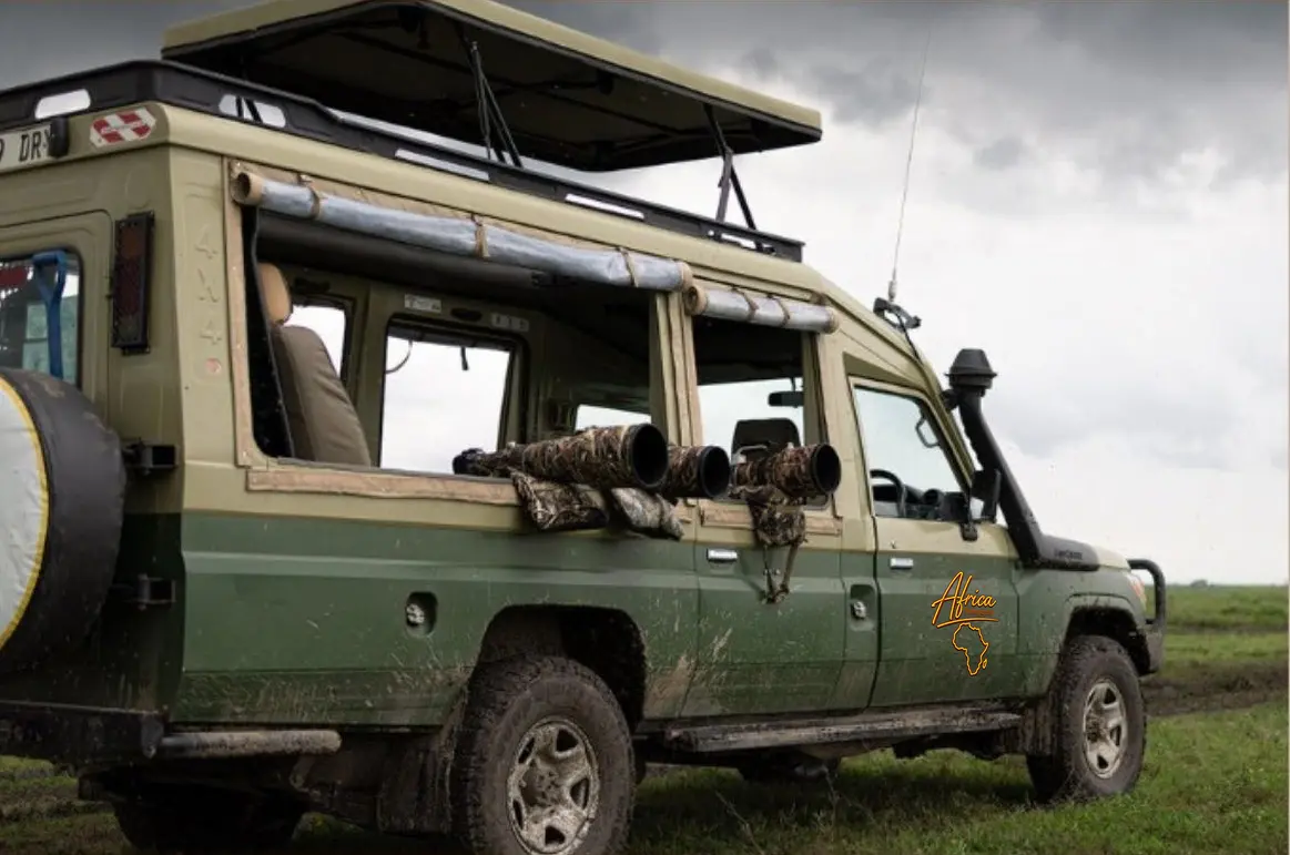The open safari vehicle that Africa Photography is using for photographic safari in tanzania and in Tarangire