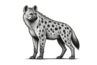 Spotted hyena during a photographic safari in Tanzania