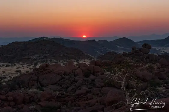 Photographic portfolio of Damaraland landscapes