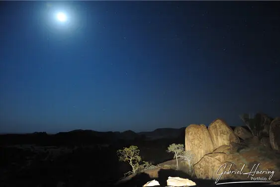 Photographic portfolio of Damaraland landscapes
